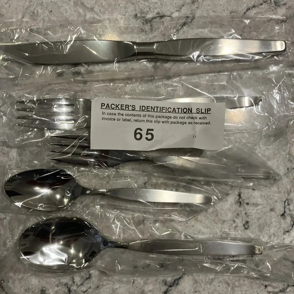 Oneida FROSTFIRE 5 Piece Place Setting Stainless Steel Flatware USA 6 AVAILABLE